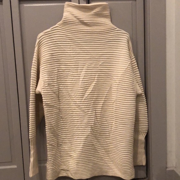 New Victoria Beckham 100% wool ribbed chunky knit oversized turtleneck sweater - Picture 9 of 12